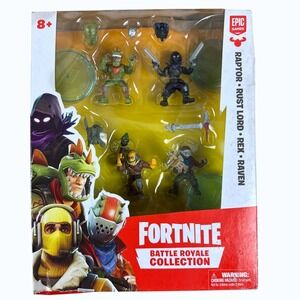 Fortnite Battle Royale Collection Squad Pack – Raptor Rex Raven Rust Lord Sealed